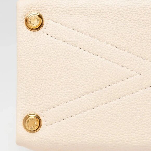 Louis Vuitton Creme Leather Rose Des Vents MM Bag - Picture 7 of 12